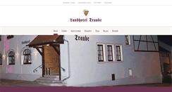 Desktop Screenshot of landhoteltraube.com